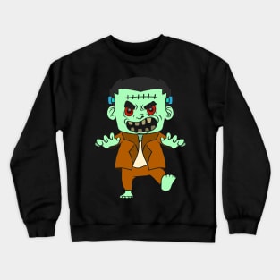 Halloween pictures on t-shirt for children Frankenstein Crewneck Sweatshirt